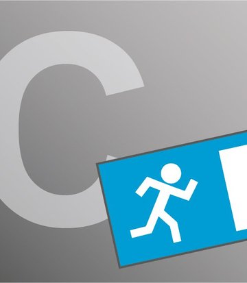 Fonction anti-panique C La fonction anti-panique C est utilisée pour les portes dont l'ouverture non autorisée de l'extérieur doit être empêchée.