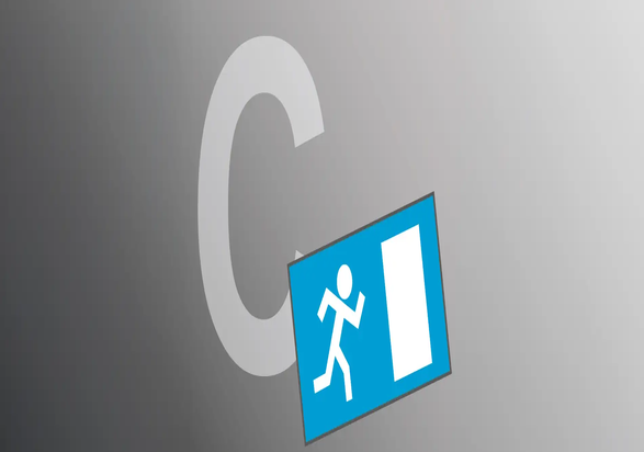 La fonction anti-panique C est utilisée pour les portes dont l'ouverture non autorisée de l'extérieur doit être empêchée.