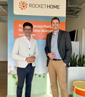 Yüksel Sirmasac, directeur général de Rockethome, et Robert Schlieper, directeur général de WILKA